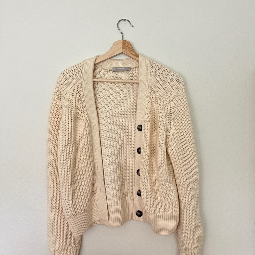 Everlane Organic Cotton Cardigan